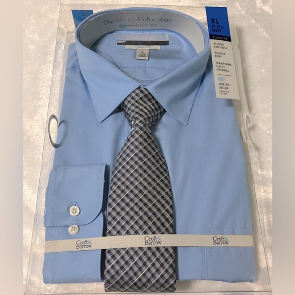 Men’s Dress shirt and tie set